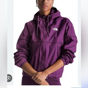 The North Face Novelty Antora Rain DryVent Jacket ~Black Currant Size L ~ NWT